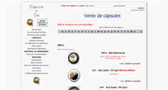 Desktop Screenshot of capsules.fr